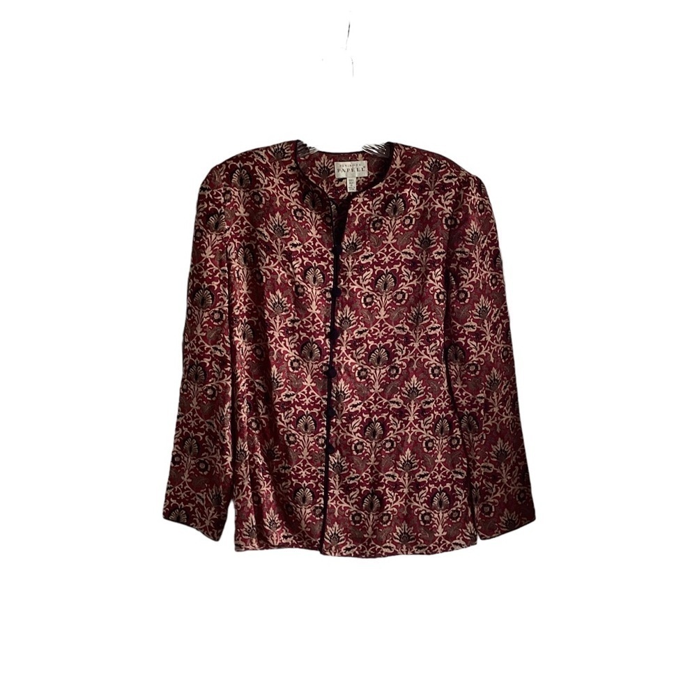 Adrianna Papell Vintage Women’s 100% Silk Multicolored Blouse.  Size 6.